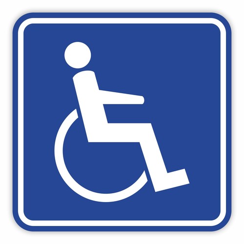Rollstuhl magnet schild - rollstuhl, magnet-schild