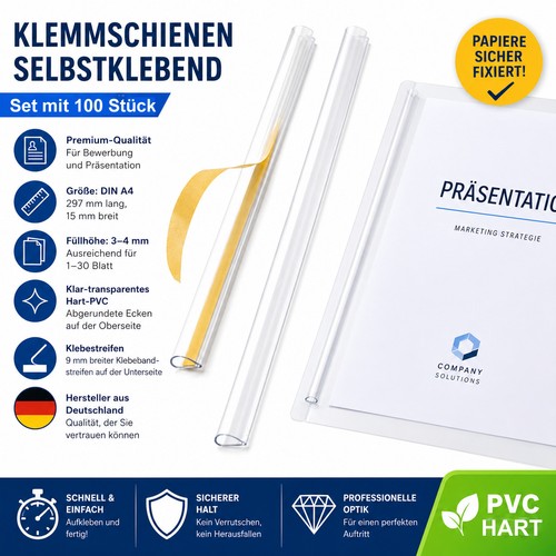 100x din klemmschienen - din, a4