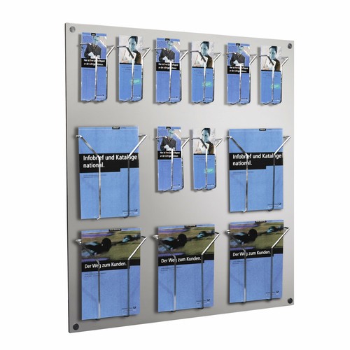 Flexibler wand prospekthalter - flexibler, wand-prospekthalter