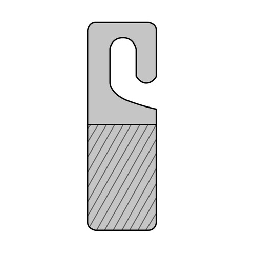 Hakenaufhänger - , |
