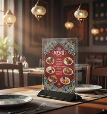 A4 Menühalter aus Acryl