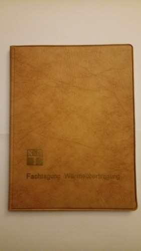 Tagungsmappe kunstleder ddr - kunstleder,,