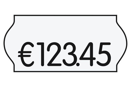 500 preis etiketten - 1.500, 26x12mm