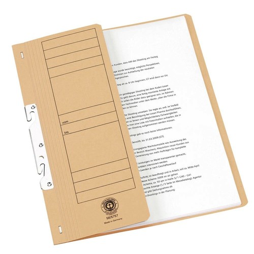 Einhakhefter chamois beige - einhakhefter,