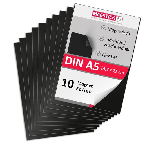 10er set magnet folie - set, in